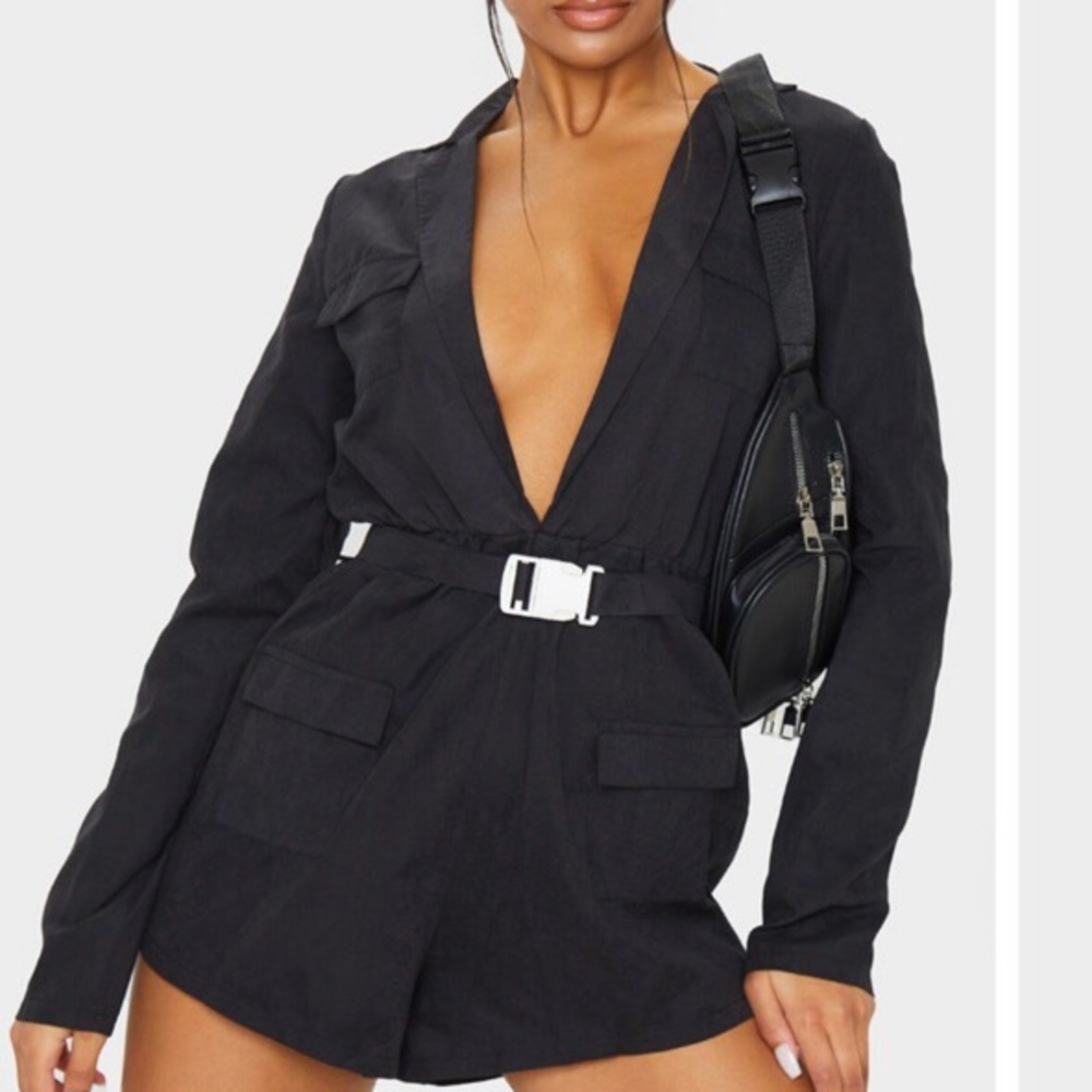 Pretty Little Thing Military Romper
